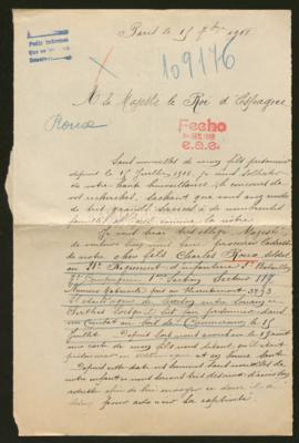 Expediente de Charles Roux