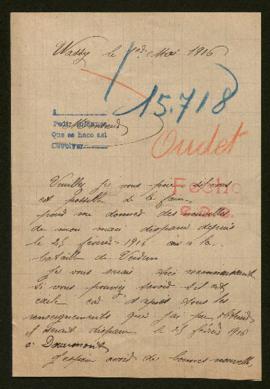 Expediente de Eugène Gaston Oudet