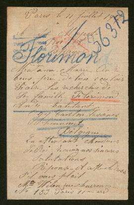 Expediente de la familia Florimond André