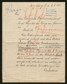 Expediente de Julius Rissmann