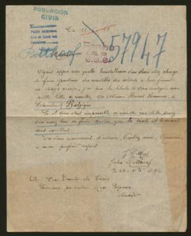 Expediente de la persona o personas buscadas por Jules Rotthooff