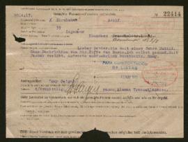 Expediente de Adolf Zirmbauer