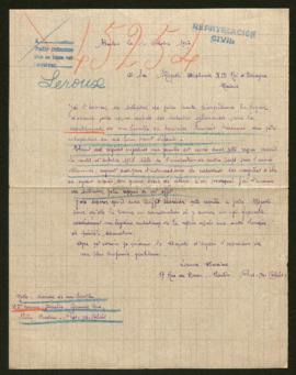 Expediente de madame Leroux Druelle