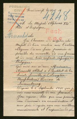 Expediente de madame Albert Arnould