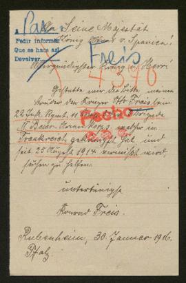 Expediente de Otto Freis