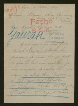 Expediente de Henri Gauran