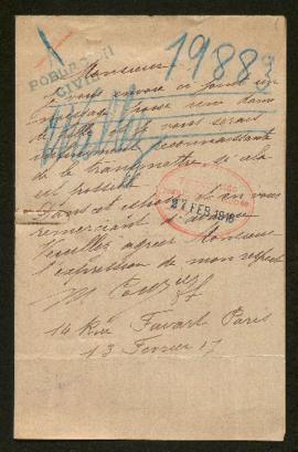 Expediente de Elise Wallez Luyts