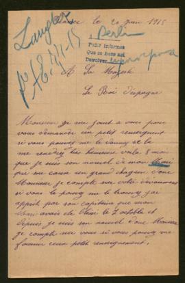 Expediente de Adonis Langlois