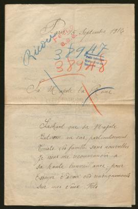 Expediente de Maurice Ricou y George Ricou