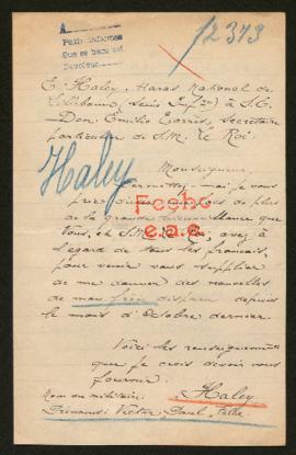 Expediente de Victor Paul Felix Haley