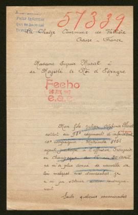 Expediente de Julien Alphonse Murat