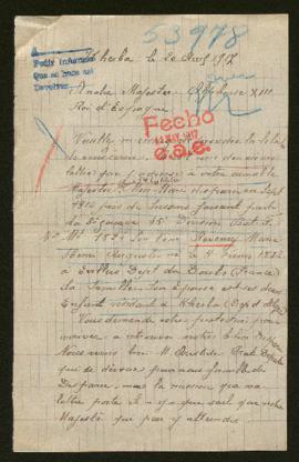 Expediente de Marie Henri Auguste Reveney