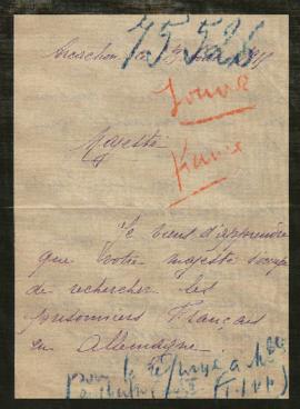 Expediente de Fernand Léon Jouve