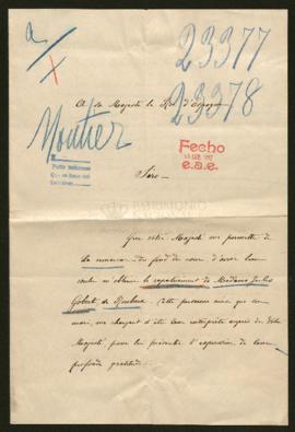 Expediente de las familias Moutier Duquesne y Delannoy Wan Antwerpe