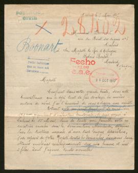 Expediente de la familia Boonart Foussé