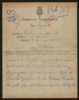 Expediente de Manuel Gonçalvez Costa Pacheco