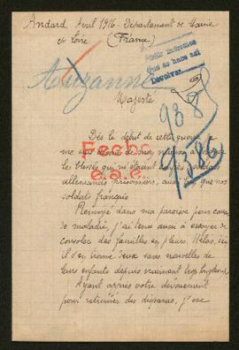 Expediente de Julien Auzane y Auguste Rabin