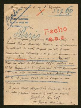 Expediente de Louis Jean Perrio