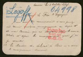 Expediente de Henri Robert Legoff