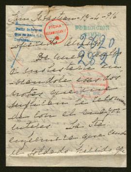 Expediente de Emile Jamet y madame Lecomte