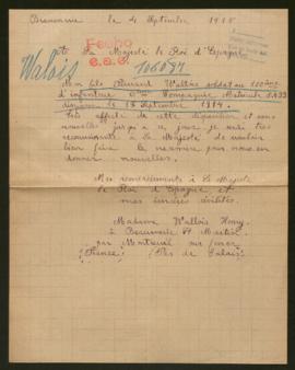 Expediente de Fernand Wallois
