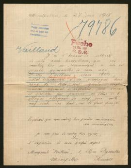 Expediente de Louis Vaillaud