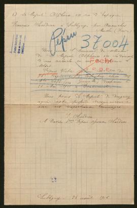 Expediente de Victor Julien Pépin