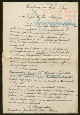 Expediente de Louis Bonnemaison