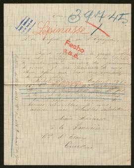 Expediente de Michel Lépinasse