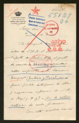 Expediente de Marie Louis Frédéric Lanquest, Léon Marie Pierre Lanquest y Georges Louis Dronet