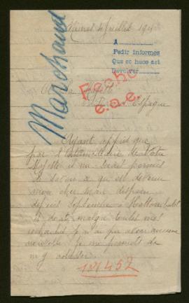 Expediente de Fernand Pierre Marchand