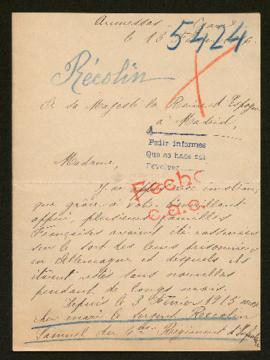 Expediente de Samuel Recolin