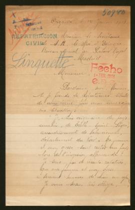 Expediente de la familia Linquette-Gillero