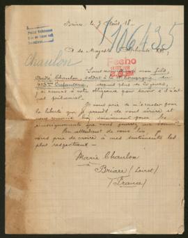 Expediente de André Chaulon