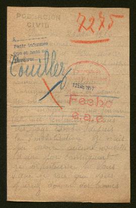 Expediente de la familia de Léon Couillez