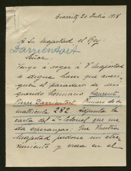 Expediente de Laurent Pierre Darrieutort