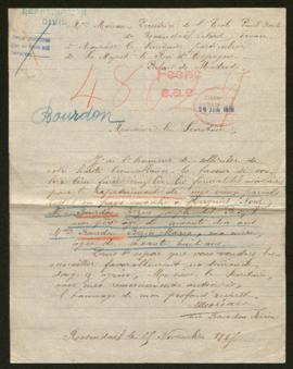 Expediente de la familia Bourdon Bezin