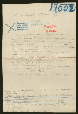 Expediente de Charles Emile Weber