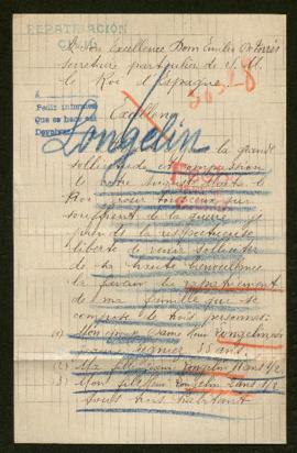 Expediente de la familia Longelin Pagniez