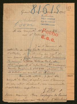 Expediente de Victorin Paul Bon