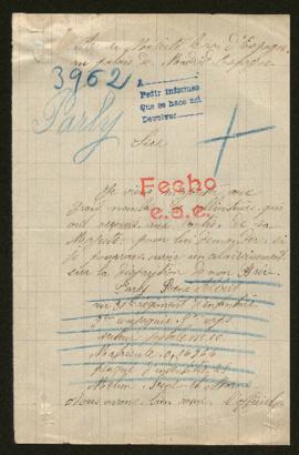 Expediente de René Albert Parly