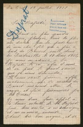 Expediente de Fernand Duprat