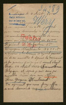 Expediente de René Grégoire Wéry