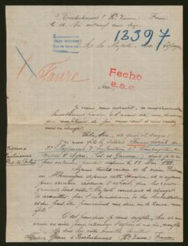 Expediente de Joseph Faure
