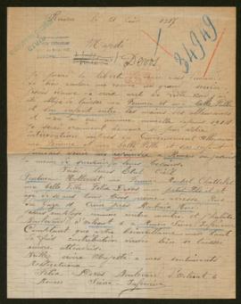 Expediente de Feulma Devos Hollevöet, Rachel Chattelet y Felix Devos