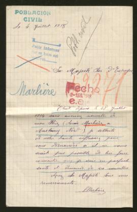 Expediente de Louis Marlière