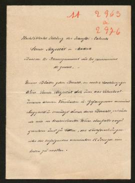 Expediente de militares desaparecidos con peticionaria Frau Emerich Adler