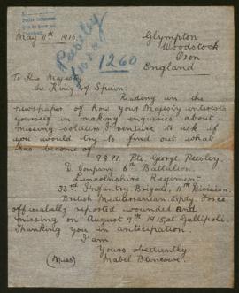 Expediente de George Peesley