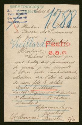 Expediente de André Vieillard