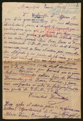 Expediente de Antonio Francisco Hernández